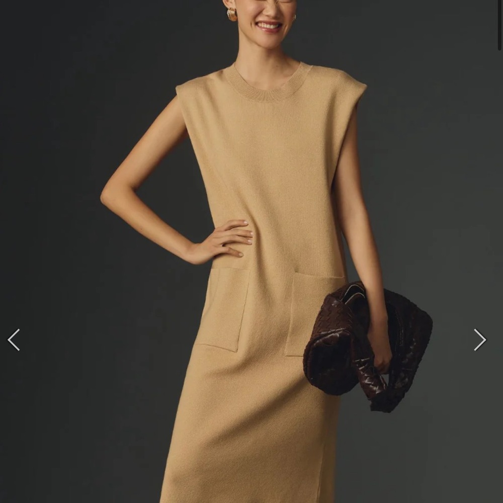 Maeve Muscle Column Midi Dress